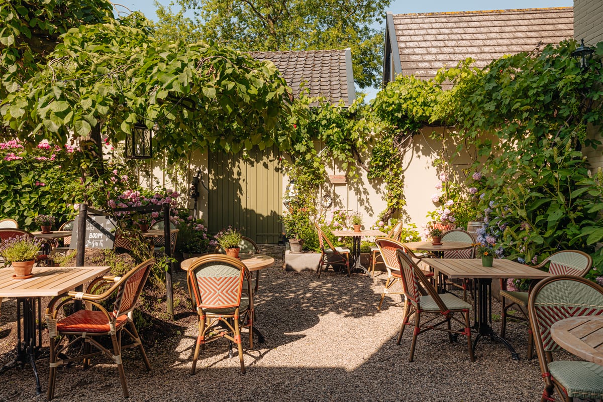 The terrace in Vreeland